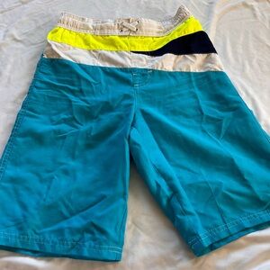 Boys Colorblock Swim Shorts-OP